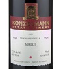 Konzelmann Estate Winery Merlot 2012